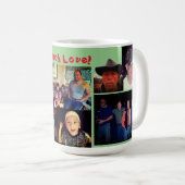 Mug Collage de Love Green (Devant droit)