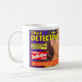 Mug COLLAGE DE MAGAZINE DÉTECTIVE vintage (Gauche)
