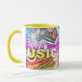 Mug Collage de musique (Gauche)