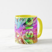 Mug Collage de musique (Devant droit)