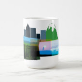 Mug Collage de nature sauvage (Centre)
