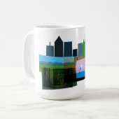 Mug Collage de nature sauvage (Devant gauche)