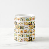 Mug Collage de Noël en or (Centre)