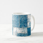 Mug Collage de patchwork : Mélange de Motif de surface (Devant droit)
