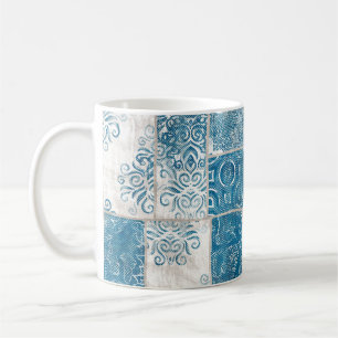 Mug Collage de patchwork : Mélange de Motif de surface