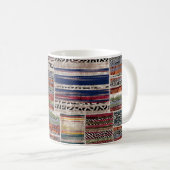 Mug Collage de patchwork : motif de courtepointe mixte (Devant droit)
