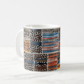 Mug Collage de patchwork : Motif de surface composée (Devant gauche)