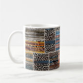 Mug Collage de patchwork : Motif de surface composée (Gauche)