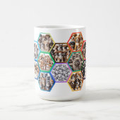 Mug Collage de pattes et de Whiskers : Une Symphonie d (Centre)