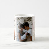 Mug Collage de photo de l'aquarelle de la maman (Centre)