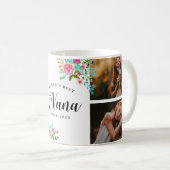 Mug Collage de photo de Nana du monde d'aquarelle le (Devant droit)