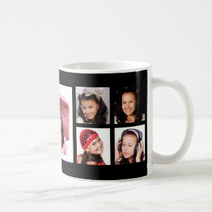 Mug Collage de photo d'Instagram de la coutume 9