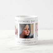 Mug Collage de photos classique moderne (Centre)