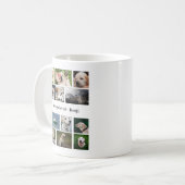Mug Collage de photos d'amour pour les chiens (Devant gauche)
