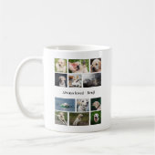 Mug Collage de photos d'amour pour les chiens (Gauche)