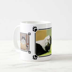 Mug Collage de photos de chats personnalisées avec Emp