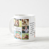 Mug Collage de photos de famille (Devant gauche)
