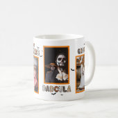 Mug Collage de photos de famille, Halloween mignon et  (Devant droit)