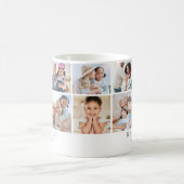 Mug Collage de photos de famille Papa (Centre)