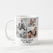Mug Collage de photos de famille Papa (Gauche)