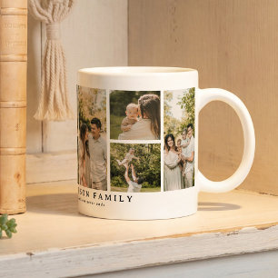 Mug Collage de photos de famille personnalisé & Cadeau