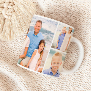 Mug Collage de photos de famille tout autour