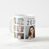 Mug Collage de photos de fin d'études (Devant gauche)