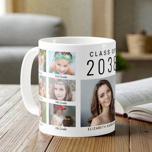Mug Collage de photos de fin d'études