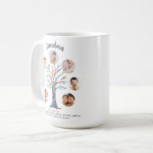 Mug Collage de photos de grand-mère (Devant gauche)