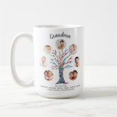Mug Collage de photos de grand-mère (Gauche)