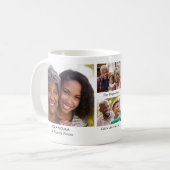 Mug Collage de photos de grand-mère (Devant gauche)