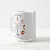 Mug Collage de photos de grand-mère (Devant gauche)