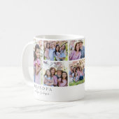 Mug Collage de photos de grand-père (Devant gauche)