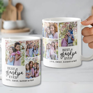 Mug Collage de photos de grand-père