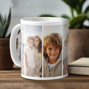 Mug Collage de photos de la colonne 6 - Grille moderne