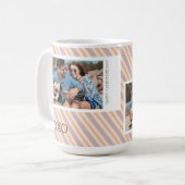 Mug Collage de photos de la journée Valentines (Devant gauche)