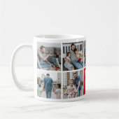 Mug Collage de photos de l'oncle Définition Oncle mode (Gauche)