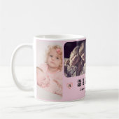 Mug Collage de photos de sœurs – Âges différents, un c (Gauche)