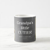 Mug Collage de photos des petits choux de papy pour la (Centre)