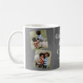 Mug Collage de photos des petits choux de papy pour la (Gauche)