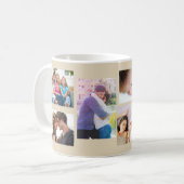 Mug Collage de photos faites votre propre (Devant gauche)