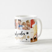 Mug Collage de photos familiales Calm Bright (Devant droit)
