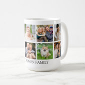 Mug Collage de photos familiales Grand (Devant droit)