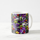 Mug Collage de photos Pansy : Kaleidoscope de la beaut (Devant droit)