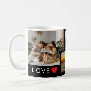 Mug Collage de photos personnalisé avec message sincèr