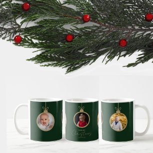 Mug collage de photos personnalisé Boule de Noël Joyeu