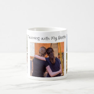 Mug Collage de photos personnalisé de fille avec des s