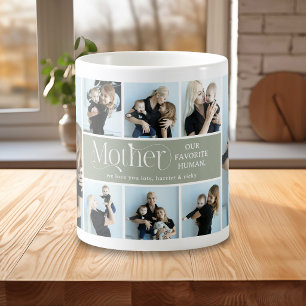 Mug Collage de photos sentimental Cadeau de maman