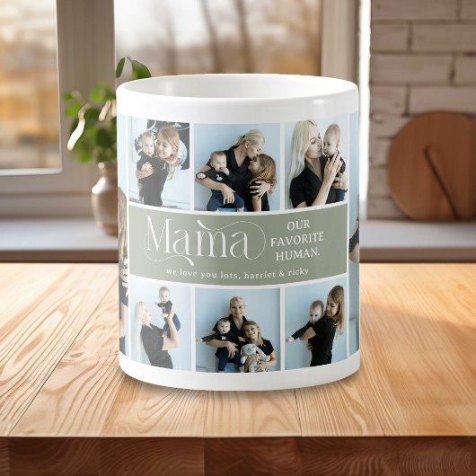 Mug Collage de photos sentimental Cadeau de maman