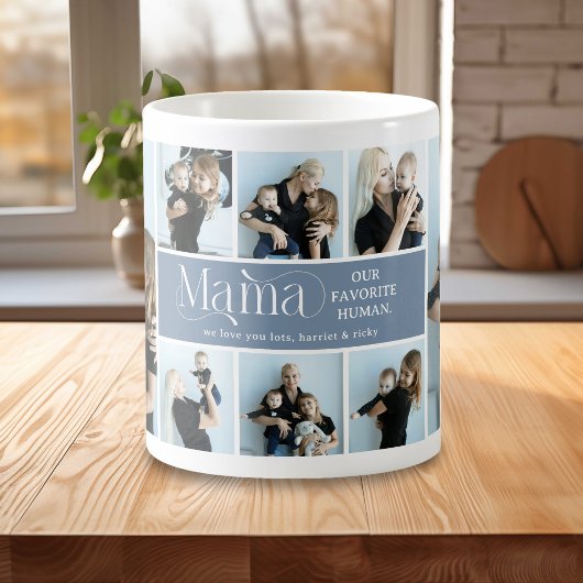 Mug Collage de photos sentimental Cadeau de maman